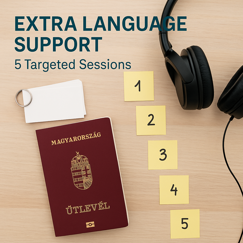 Hungarian Citizenship by Descent Extra Lessons (Package of 5)