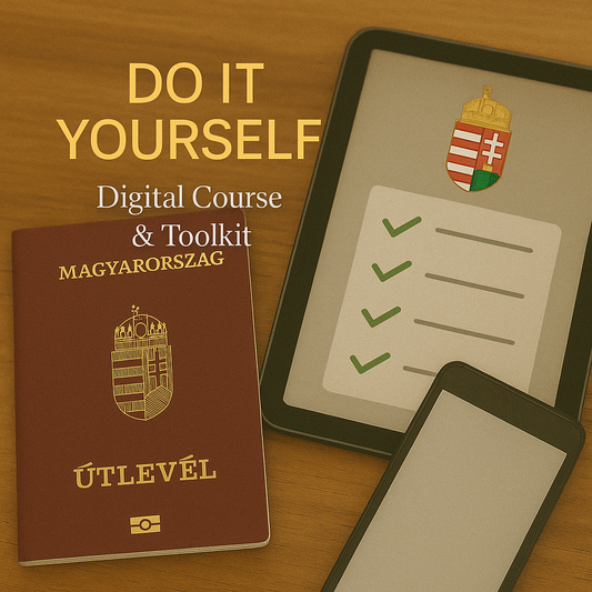 Passport Pro Digital Course | Hungarian Citizenship by Descent | DIY Application, Video Lessons, & Study Guide by Learn Hungarian Anywhere"
