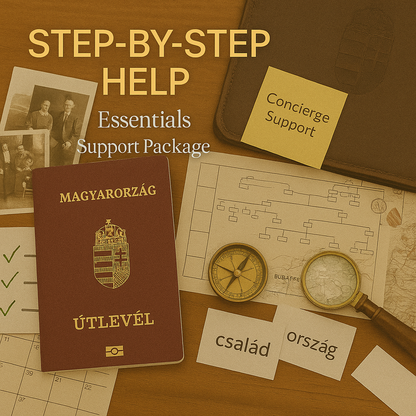 Passport Pro Essentials | Hungarian Citizenship by Descent Package | Guided DIY Support by Learn Hungarian Anywhere