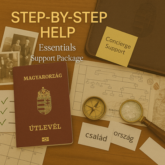 Passport Pro Essentials | Hungarian Citizenship by Descent Package | Guided DIY Support by Learn Hungarian Anywhere